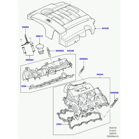 Land rover couverture Range Sport (LR013450)