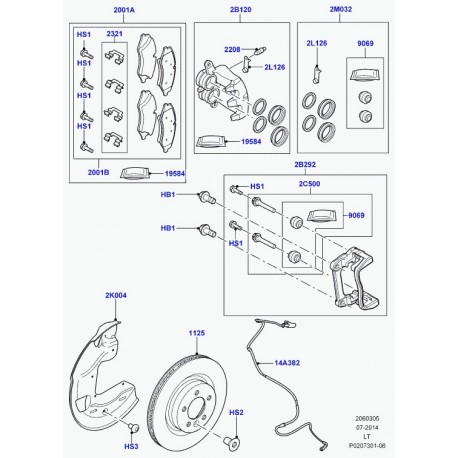 Land rover tole de protection Discovery 3, Range Sport (LR013666)