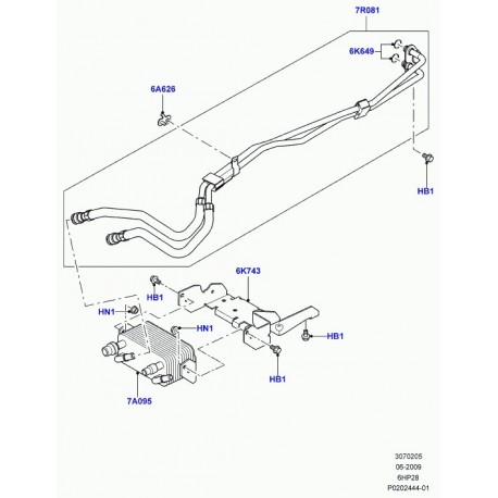 Land rover support Range Sport (LR013731)