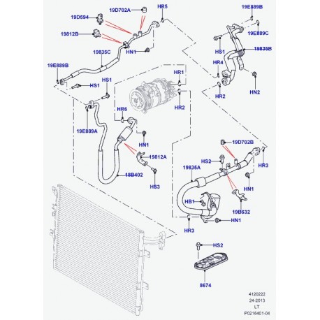 Land rover support Range Sport (LR013846)