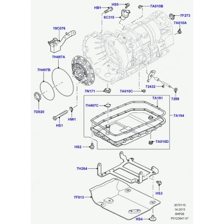 Land rover ecran Range Sport (LR013913)