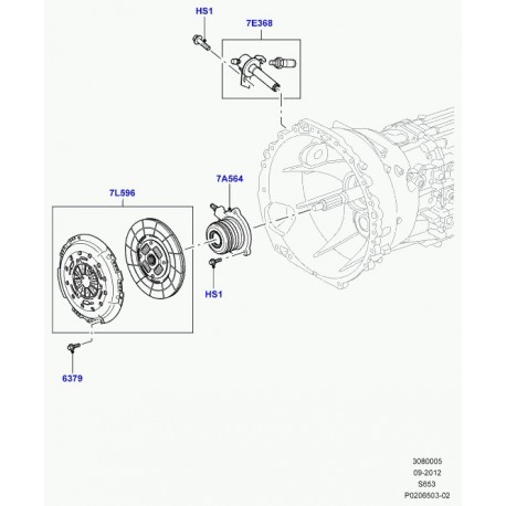 Land rover soupape Discovery 3 (LR014299)