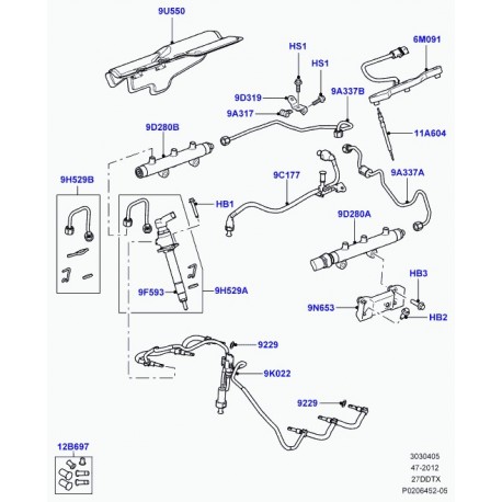 Land rover support Discovery 3 (LR014362)