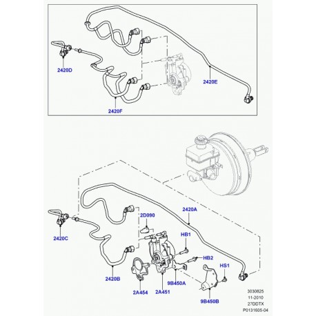 Land rover boulon Discovery 3, Range Sport (LR014364)