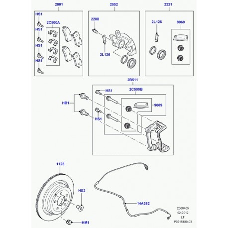 Land rover boitier Range Sport (LR015581)