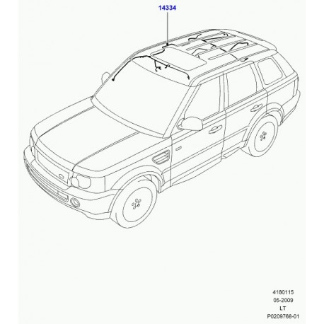 Land rover cablage Range Sport (LR016001)