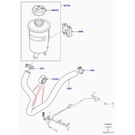 Land rover support Range Sport (LR016290)