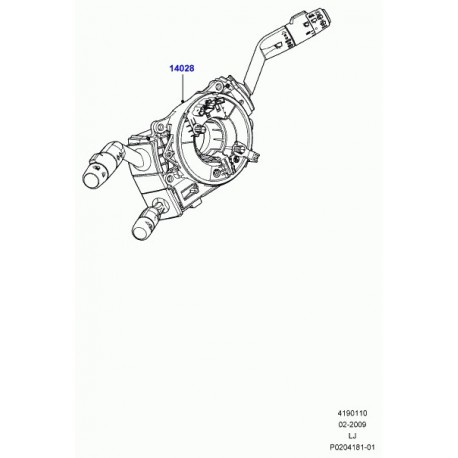 Land rover commutateur a fonction multiple Range L322 (LR016972)