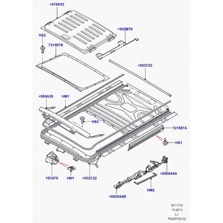 Land rover moteur sans engrenage Range L322 (LR018359)