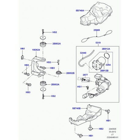 Land rover vis Discovery 3, Range Sport (LR019941)