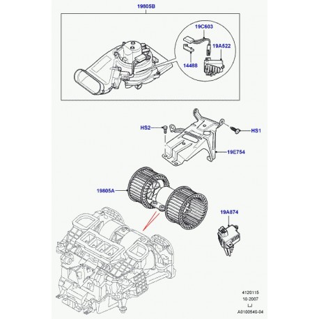 Land rover vis Range L322 (LR020097)