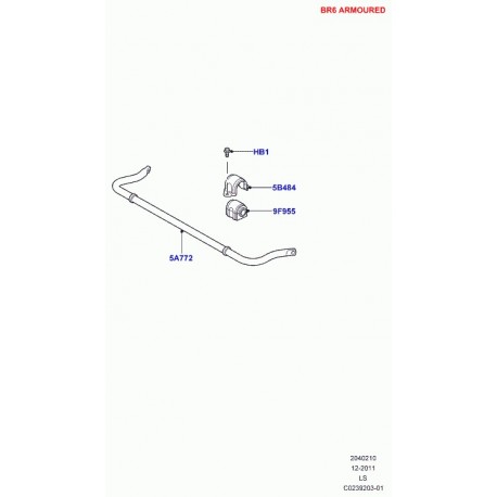 Land rover bague Discovery 3 (LR020273)