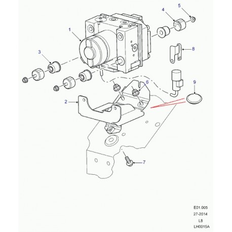 Land rover valve de modulation Defender 90, 110, 130 (LR020606)