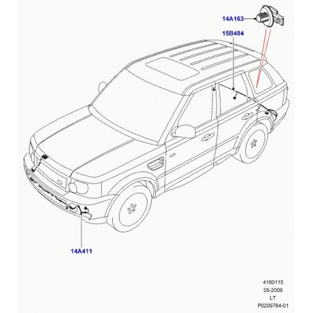 Land rover cable de liaison Range Sport (LR021102)