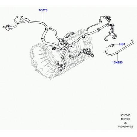 Land rover cable Discovery 3 (LR021149)