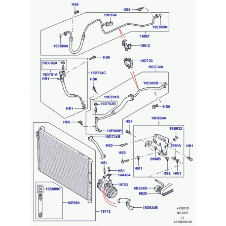 Land rover vis Range L322 (LR022496)