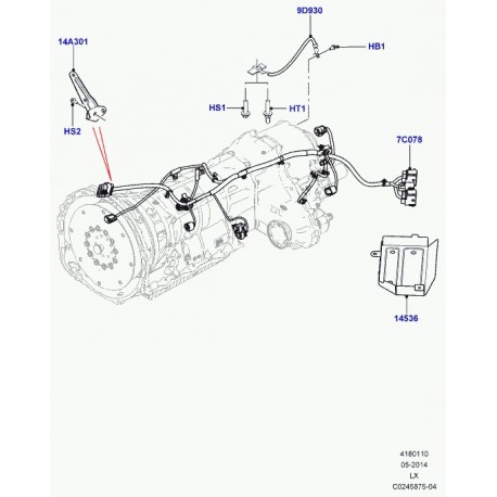 Land rover support cablage Range L405,  Sport (LR023037)