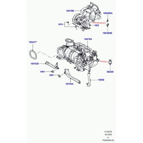 Land rover joint Range L322 (LR023319)