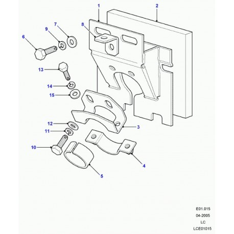 Land rover attache Defender 90, 110, 130 (LR023479)