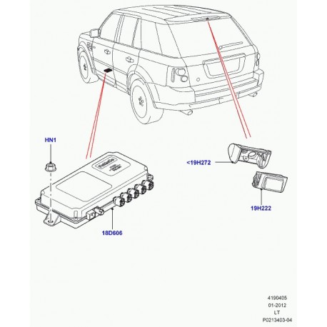 Land rover support camera Range Sport (LR023566)