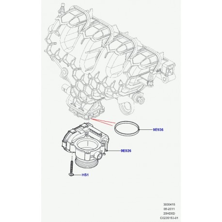 Land rover vis Evoque (LR025573)