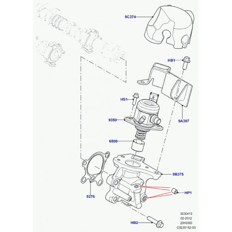 Land rover bouchon Evoque (LR025677)