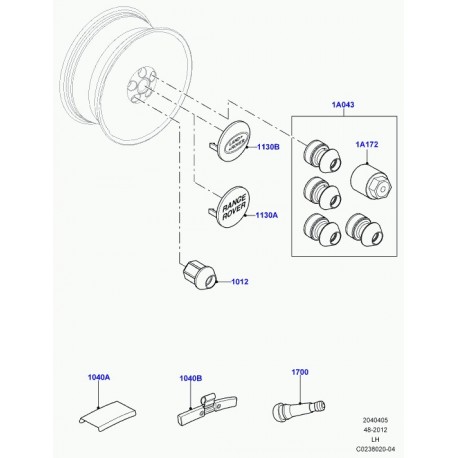 Land rover equilibreur Evoque (LR029258)