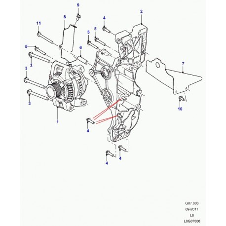 Land rover ecran thermique Defender 90, 110, 130 (LR029905)