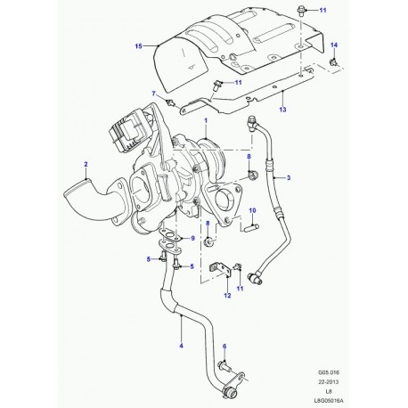 Land rover bracket-heatshield Defender 90, 110, 130 (LR029978)