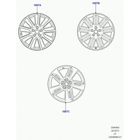 Land rover elge leichtetall Range Sport (LR030172)