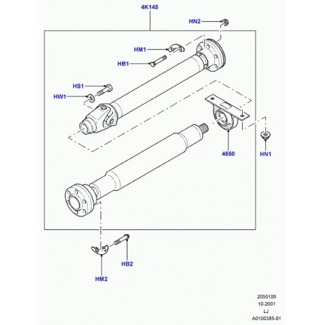 Land rover vis Range L322 (LR033431)