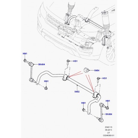 Land rover vis Range Sport (LR038560)