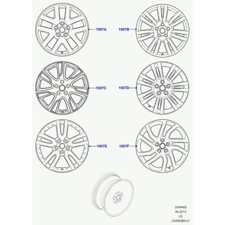 Land rover elge leichtetall Discovery 3 (LR040788)