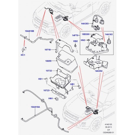 Land rover tube de ventilation Evoque (LR047577)