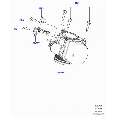 Land rover obturateur Evoque (LR047633)