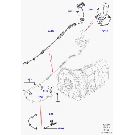 Land rover boulon Range Sport (LR047810)