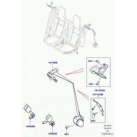 Land rover vis Range Sport (LR048327)