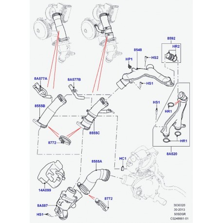 Land rover joint Range Sport (LR048472)