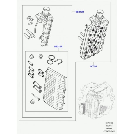 Land rover kit capt press-mechatronics Evoque (LR049888)