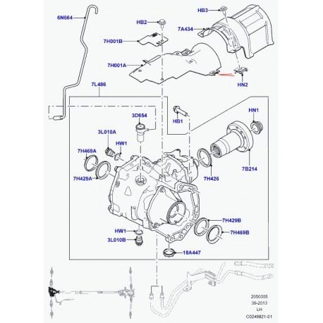 Land rover flange-differential Evoque (LR051289)