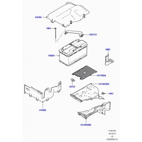 Land rover isolant ventilation Discovery 3 (LR052361)