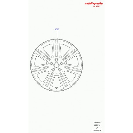 Land rover elge leichtetall Range L405 (LR052589)