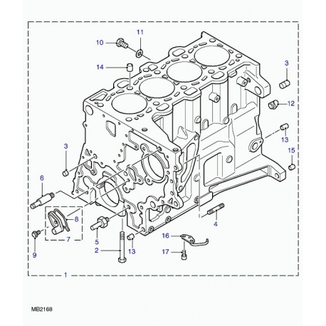 Land rover vis Freelander 1 (LR054725)