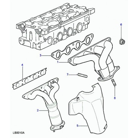 Land rover attache elastique Freelander 1 (LWQ500030)