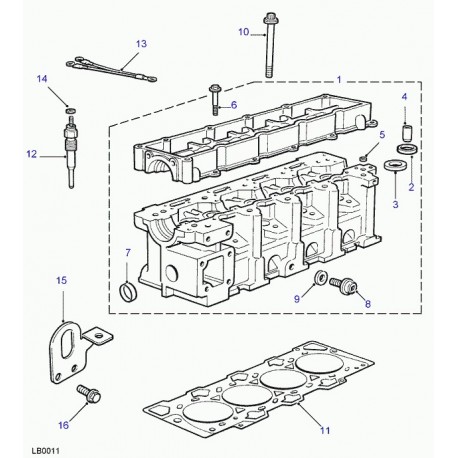 Land rover bague de centrage Freelander 1 (LYU100350L)