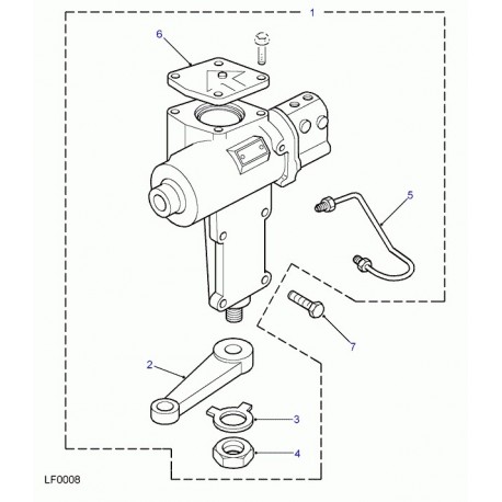 Land rover rondelle Discovery 2 (QGK100060)