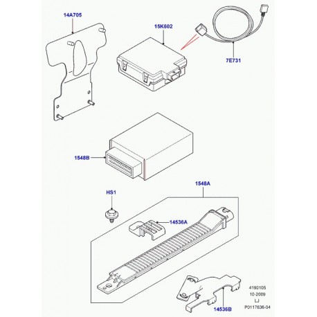 Land rover cable de liaison Range L322 (RRV500010)