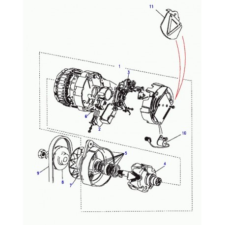 Land rover coussinet Discovery 1 (RTC5926)