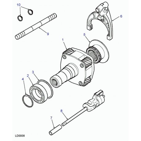 Land rover circlip Range P38 (STC4327)