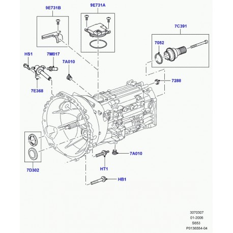 Land rover jeu de bagues d'etancheite Discovery 3 (TRY500010)